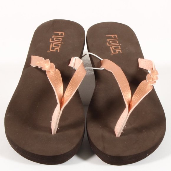 Flojos Women's Slip On Thong Sandals Slides NWT - Picture 2 of 7